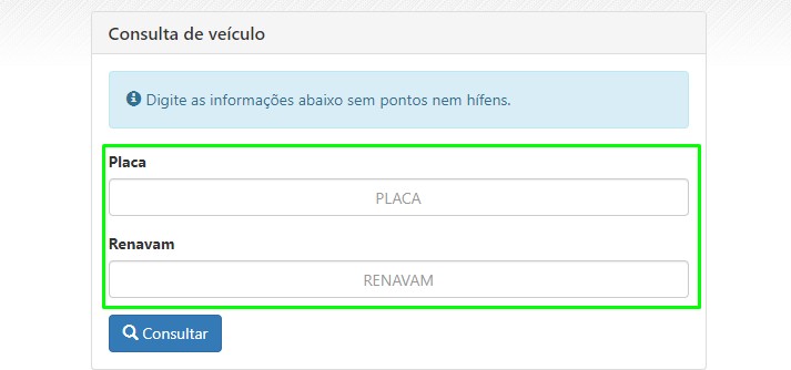 Consultar veículo pelo CPF o que posso acessar Olho no Carro