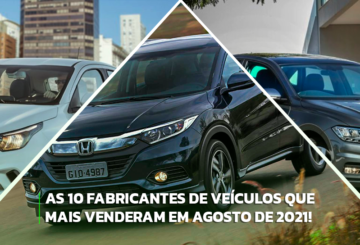 Imagem 3 fabricantes de veículos que mais venderam em 2021