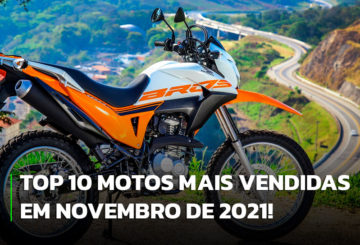 foto de uma das motos mais vendidas em novembro de 2021