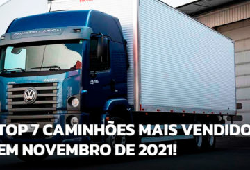 foto de um dos caminhões mais vendidos em novembro de 2021