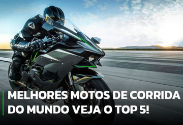 Imagem de uma moto de corrida representando a lista das cinco melhores motos de corrida do mundo