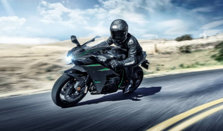 Imagem representativa da moto Kawasaki Ninja H2R.