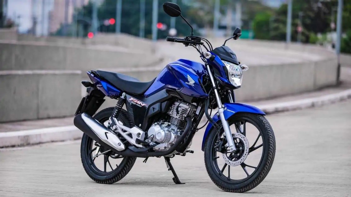 Foto da moto Honda CG 160 Fan azul