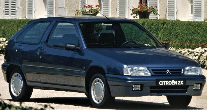 Foto do Citroën ZX 1995 azul petróleo