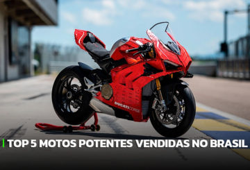 Imagem representativa de uma moto potente vendida no Brasil.