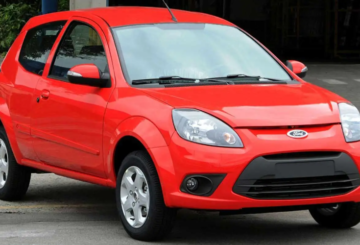 Foto do Ford Ka 2013 em diagonal