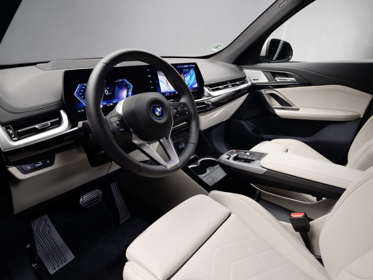 Foto do interior da BMW IX1