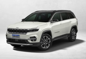 Foto frontal do Jeep Commander Flex 2025.