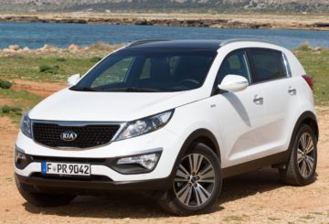 Foto frontal do Foto frontal do Kia Sportage G3..