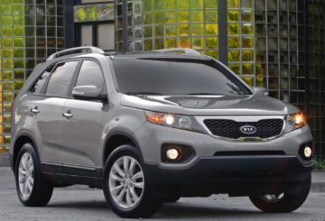 Foto frontal do Kia Sorento 2.4 2012.
