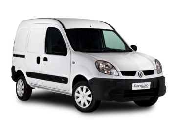Foto frontal do Renault Kangoo Express 1.6 2018.
