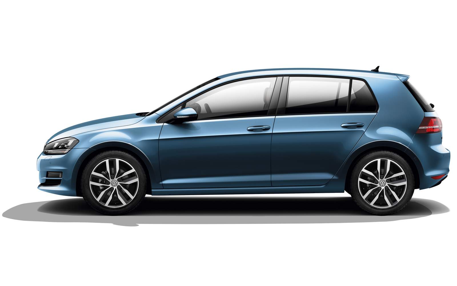 Foto lateral do Volkswagen Golf 1.4 TSI (2014-2017)
