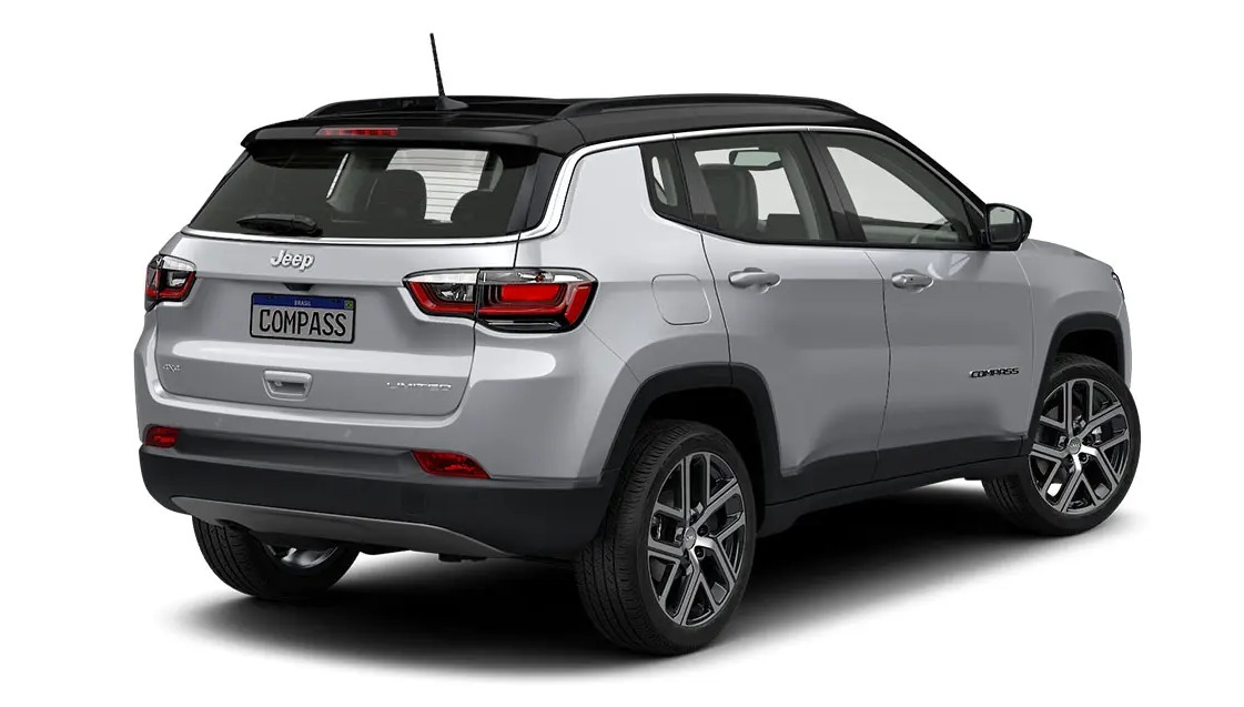 Foto traseira do Jeep Compass Limited TD350 2025.