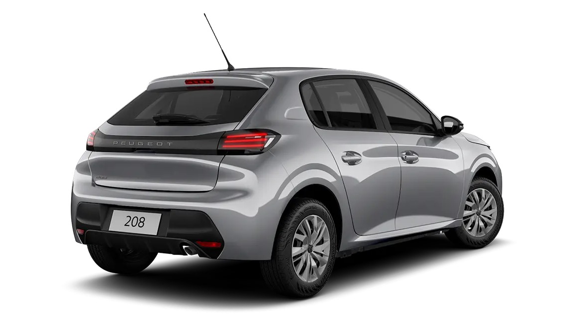 Foto traseira do Peugeot 208 Active 1.0 MT 2025.