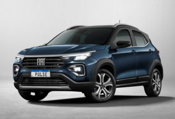 Foto frontal do Fiat Pulse Impetus Hybrid 2025.