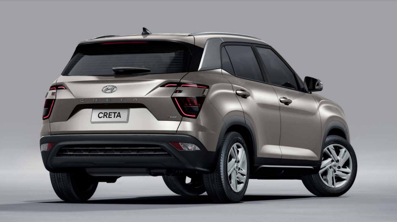 Foto traseira do Hyundai Creta Comfort Plus 1.0 2025.