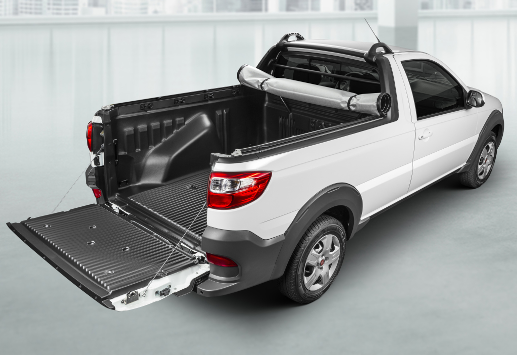 Foto da caçamba da Fiat Strada Hard Working (2015-2020).