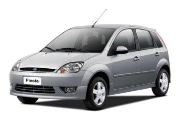 Foto frontal do Ford Fiesta Supercharger (2004-2006).