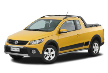 Foto da Volkswagen Saveiro Cross 1.6 (2010-2014) vista de frente.
