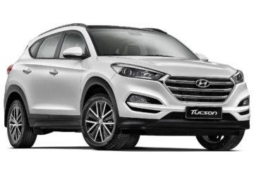 Foto frontal do Hyundai Tucson GLS 1.6 Turbo (2017-2024).