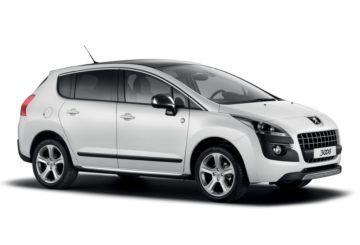 Foto frontal do Peugeot 3008 Roland Garros 2014.
