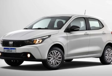 Foto frontal do Fiat Argo Drive 1.0 Flex 2026.